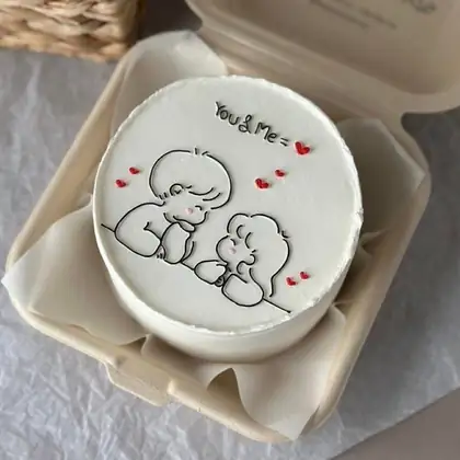 Sevgili qizga bento tort, dizayn BC-106
